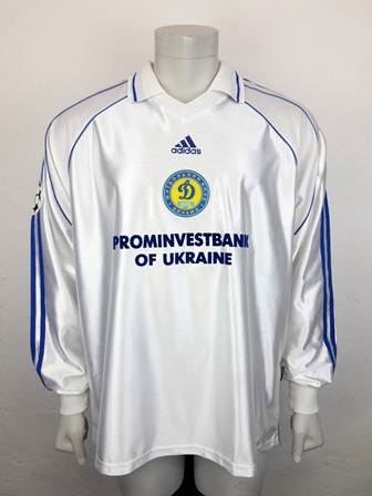 Dynamo Kyiv shirts 1999/00 | match worn shirts | Dynamo Shirts